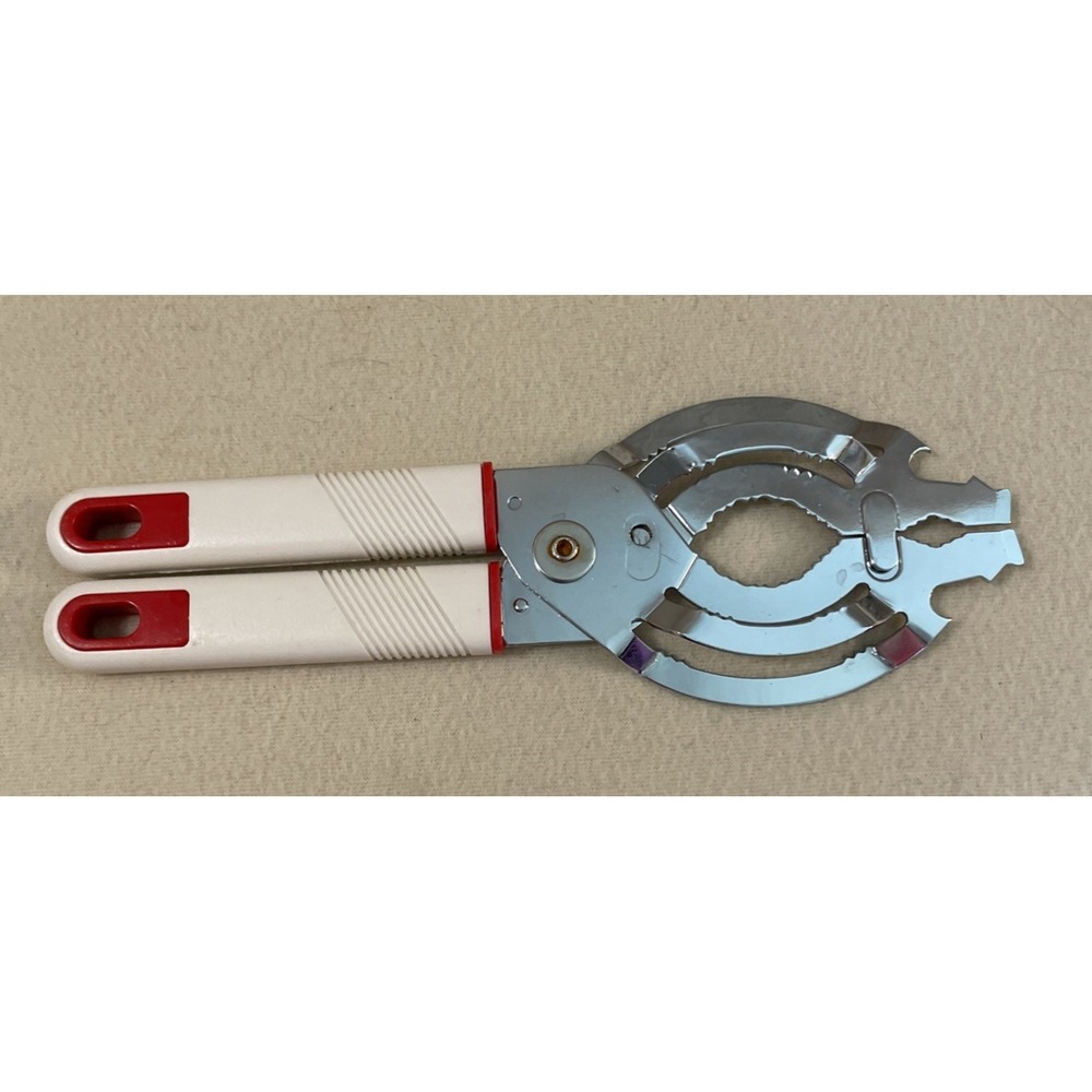 Universal Jar And Bottle Opener Nut Cracker Kitchen Tool Gadget Multi Tool Vtg